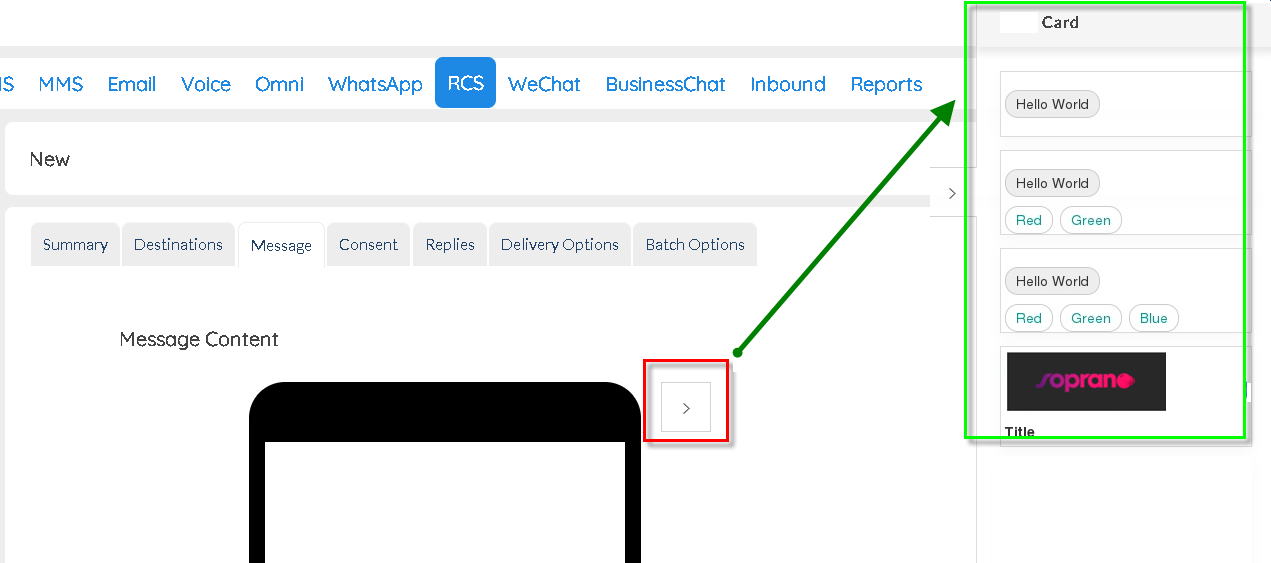 RCS Card Option RCS Card Option