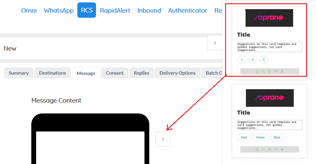 RCS Survey Snippet RCS Survey Snippet