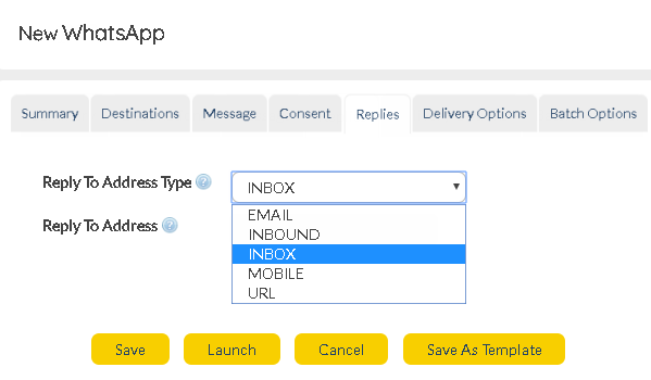New Whatsapp Replies